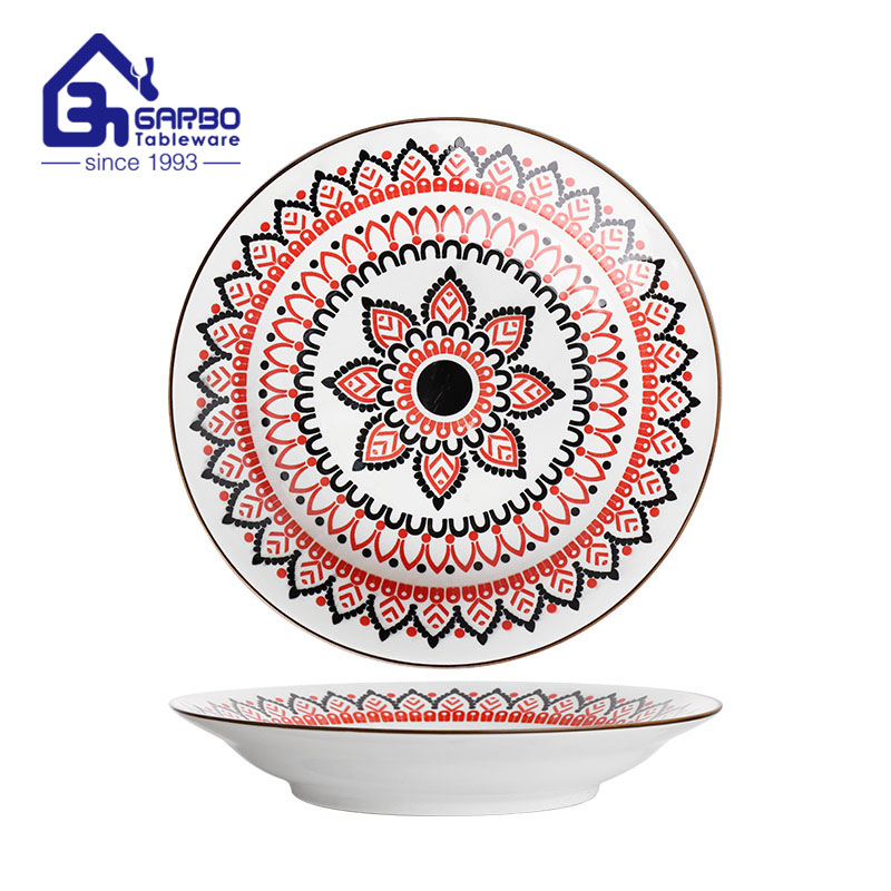 6-Inch Reinforced Porcelain Decorated Small Plate