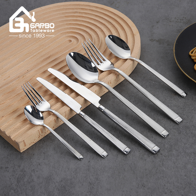 China Supply Premium Quality 18/8 Stainless Steel Silverware Set for Europe