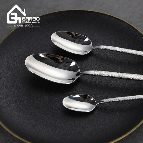 Shiny Polish Food Grade Cutlery Vintage Style Home Hotel Use Knife Fork and Spoon Set