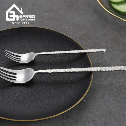 Shiny Polish Food Grade Cutlery Vintage Style Home Hotel Use Knife Fork and Spoon Set