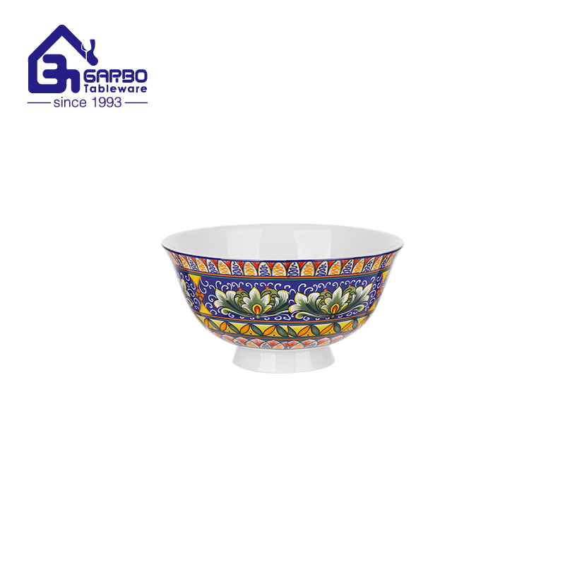 5.98oz Customizable Electroplated Pattern Ceramic Bowl for Wholesale