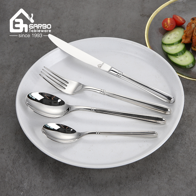 18/8 Stainless Steel Silverware Heavy Duty Thickness Cutlery Set