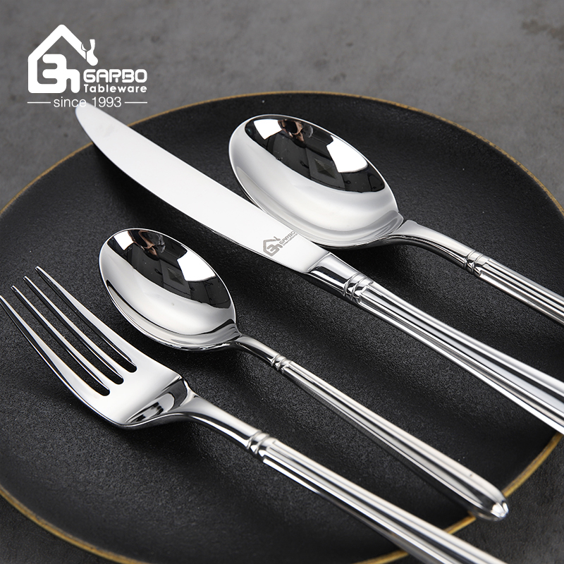 18/8 Stainless Steel Silverware Heavy Duty Thickness Cutlery Set