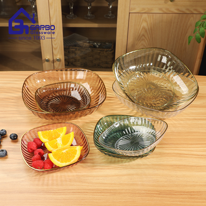 FDA SAFE HIGH QUALITY PLASTIC (PET MATERIAL) FRUIT PLATE BOWL SET