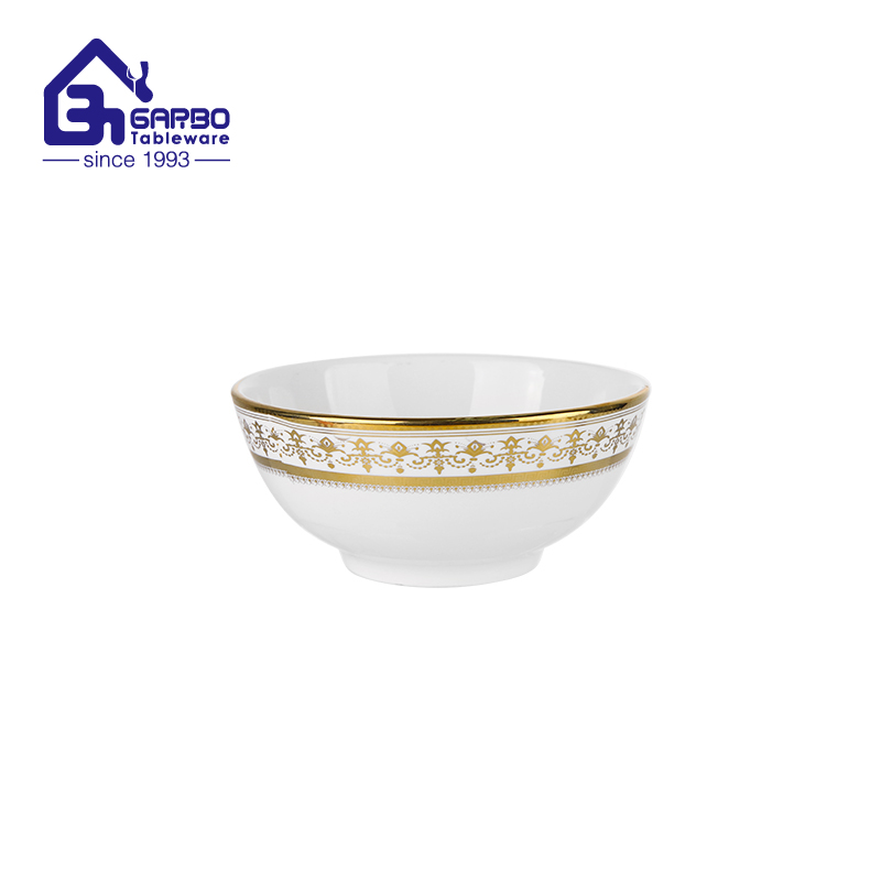 5.98oz Customizable Electroplated Pattern Ceramic Bowl for Wholesale