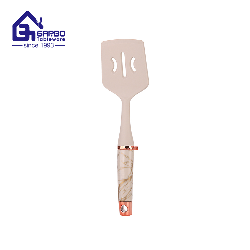 Daily Kitchenware Versatile Heat Resistant Silicone Slotted Spatula Turner for Cooking and Non Stick Cookware
