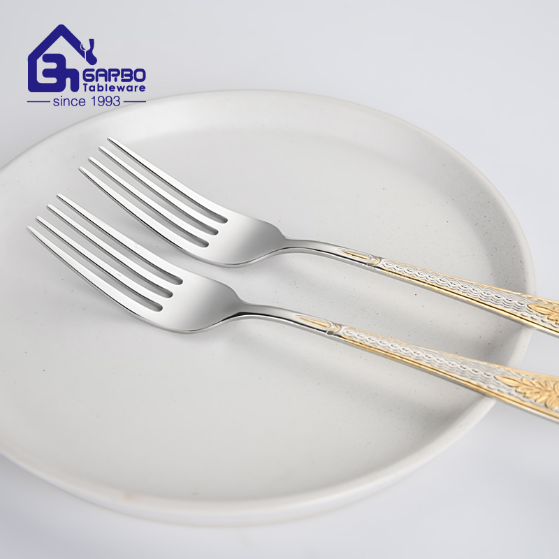 Hot Sales Stock Ready to Ship Stainless Steel Cutlery Set of 24 Pieces with Iron Holder
