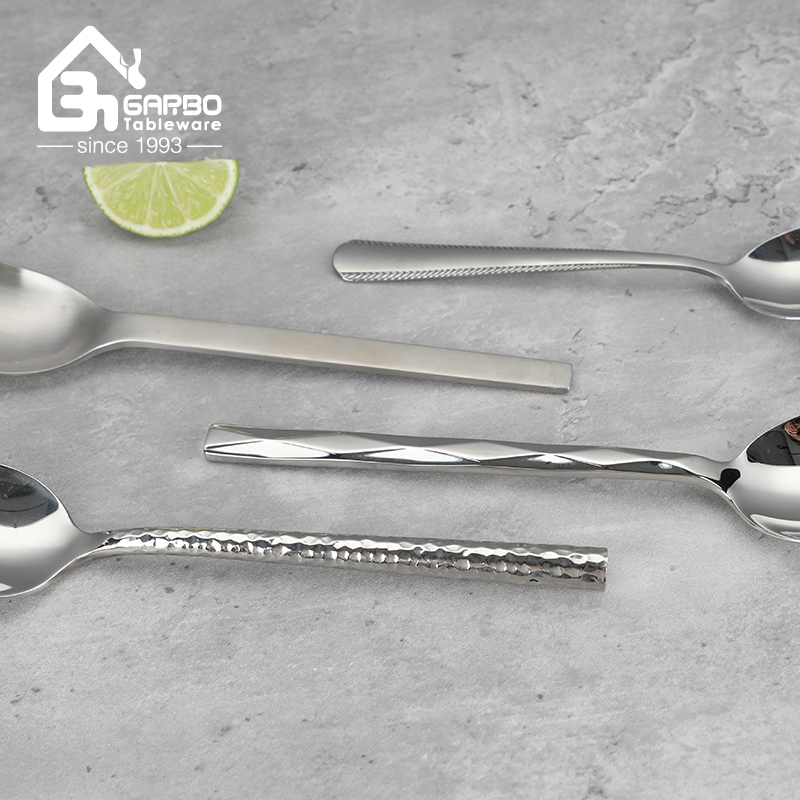 High Quality Mirror Polish Flatware Set 304 Stainless Steel Dinner Spoon in Stock