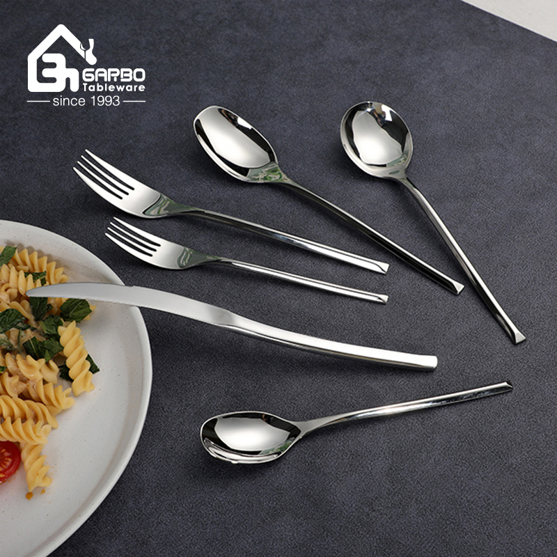 304 Stainless Steel Food Grade Flatware Set High Quality Mirror Polish Silverware Set Kitchen Durable Tableware Dinnerware Fork Spoon Knife