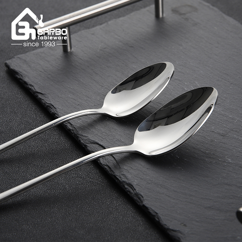 Hotel Supplies High-end Quality Simple Style Silver Stainless Steel Knife and Fork and Spoon