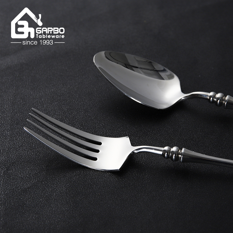 Sturdy Dinner Knife for Meat Cutting High-end Style 420 Stainless Steel Silver Cutlery