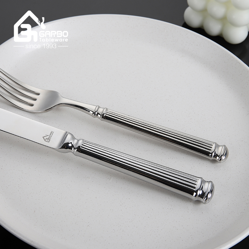Ready to Ship High-end Design Stainless Steel Knife Fork and Spoon Flatware Set