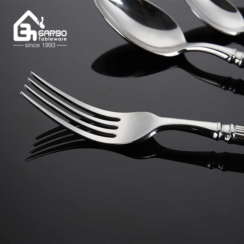 Ready to Ship High-end Design Stainless Steel Knife Fork and Spoon Flatware Set