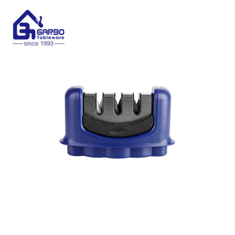 Green color small kitchen tools knife sharpener to polish blade