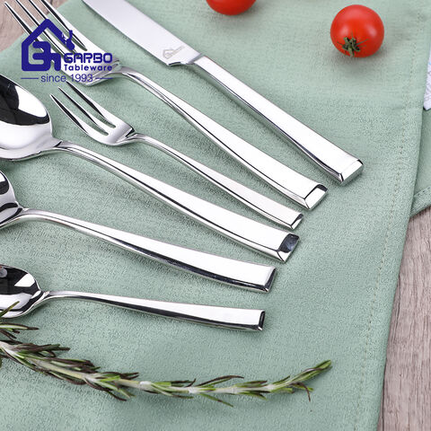 Hot Selling 18/8 Stainless Steel Cutlery Knife Fork Spoon Set for Europe