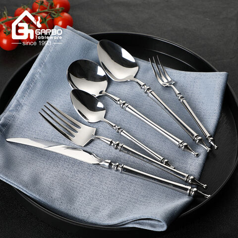 High-end Silverware 304 Stainless Steel Cutlery Set for Retail and Wholesale