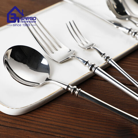 High-end Silverware 304 Stainless Steel Cutlery Set for Retail and Wholesale