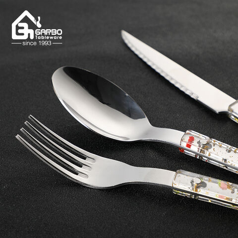 ABS Plastic Handle Cutlery Cheap 410(13/0) Stainless Steel Flatware