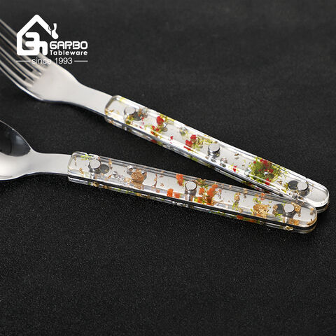 ABS Plastic Handle Cutlery Cheap 410(13/0) Stainless Steel Flatware