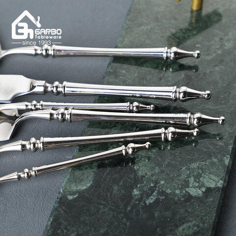 9.5MM Thickness Silver Cutlery Highly Mirror Polish Dinner Spoon
