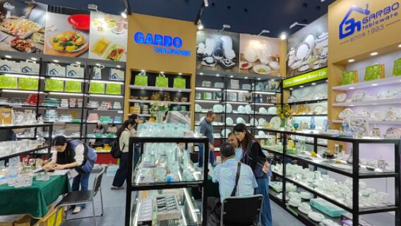Garbo in 138 th Canton fair wholesale tableware opal glass&borosilicate glassware&kitcherware