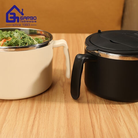 Round shape wholesale lunch box in 18/8 high quality stainless steel