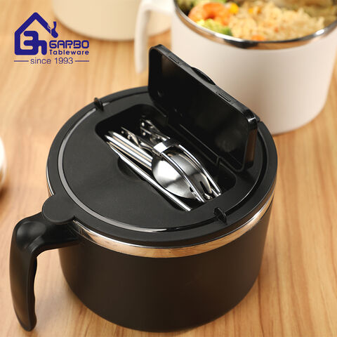 Round shape wholesale lunch box in 18/8 high quality stainless steel