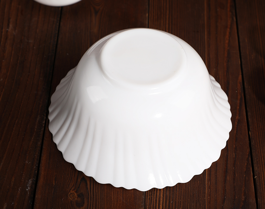 6-inch European style flower pattern glass bowl for wholesale