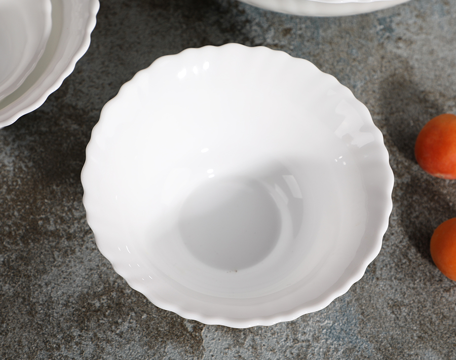 6-inch European style flower pattern glass bowl for wholesale