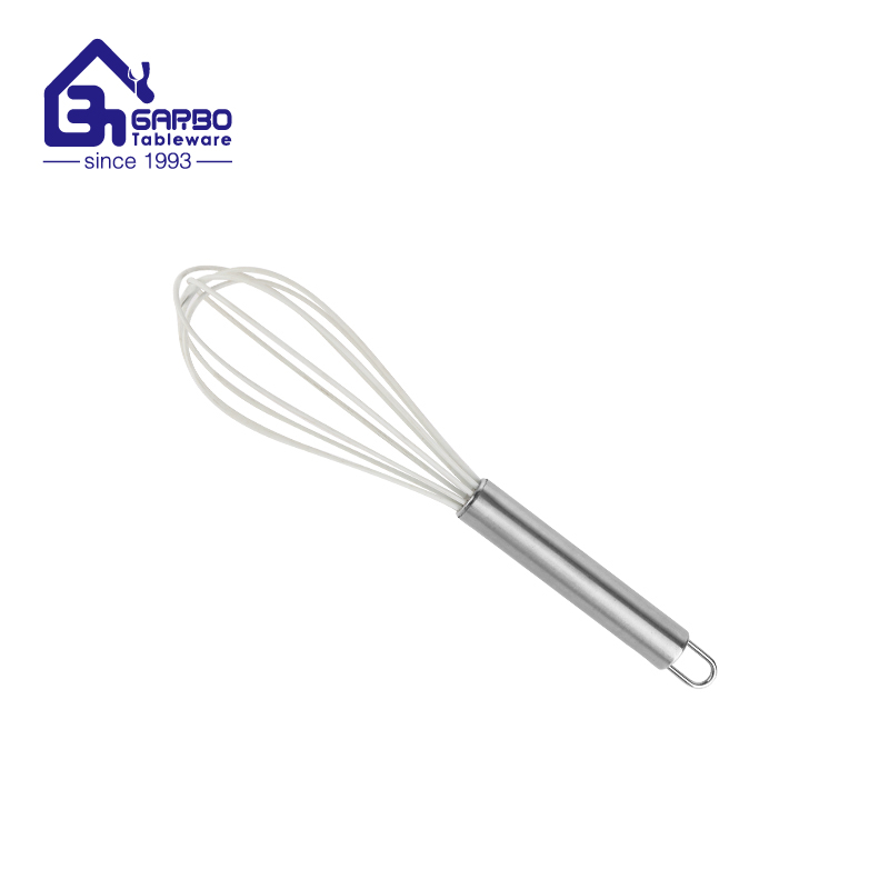 Kitchen accessories Egg Beater 240mm Baking Silicone Whisk Balloon Wire Manual Whisk