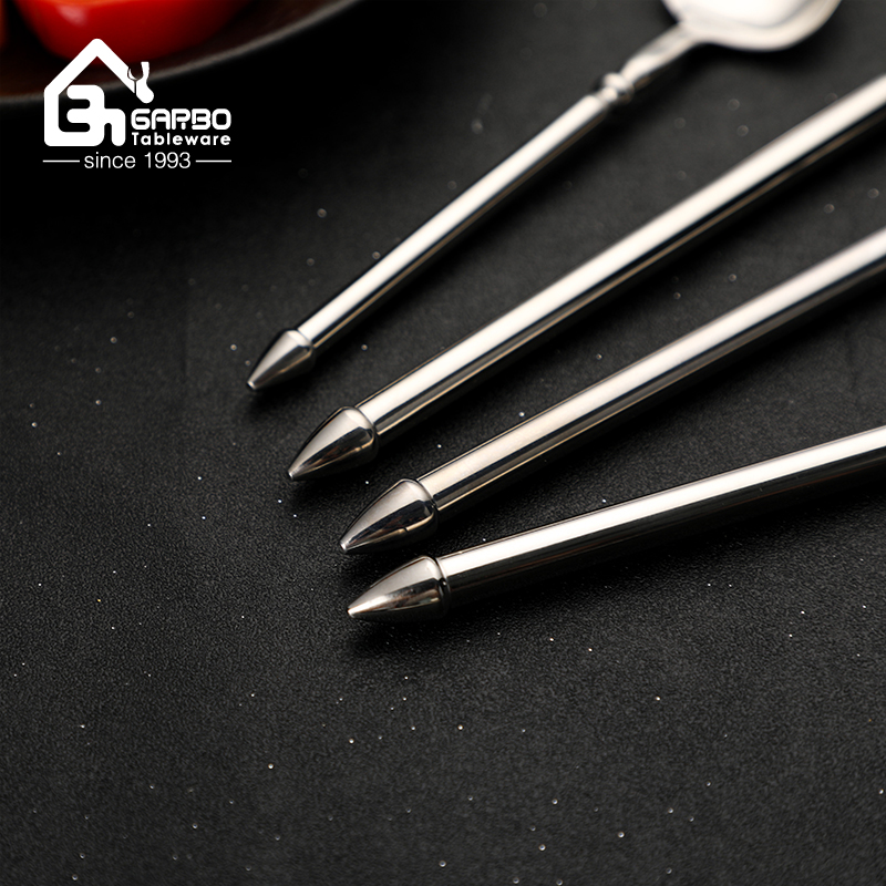 Silver Cutlery Dishwasher Safe Knife Fork Spoon Eating Utensils Set for Retail and Wholesale