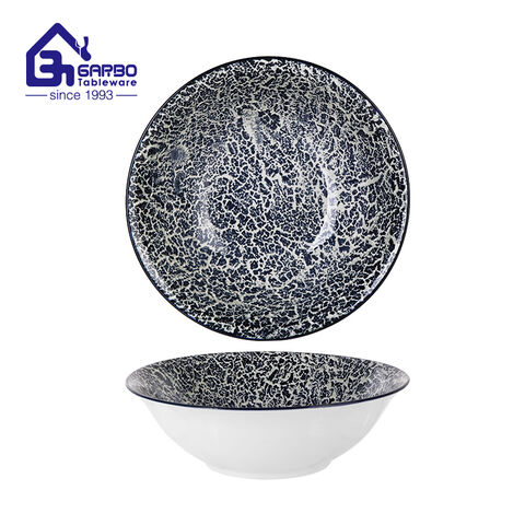 950ml underglazed stoneware bowl with competitive price for meal serving
