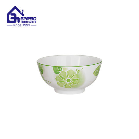 950ml stoneware bowl with underglazed full decal printing from factory supply