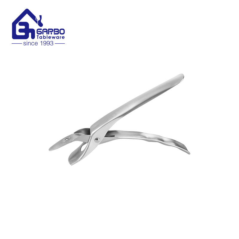Wholesale kitchen tools stainless steel hot plate tong 