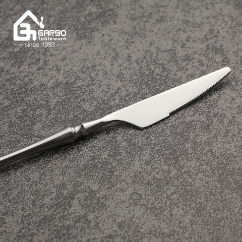 Slim-Waist Design Handle Silverware Cutlery Food Grade Knife Fork Spoon Set