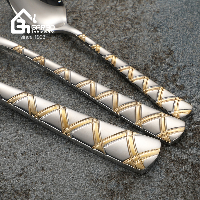 Daily Use Premium Silverware Stainless Steel Flatware Set Service for 6 