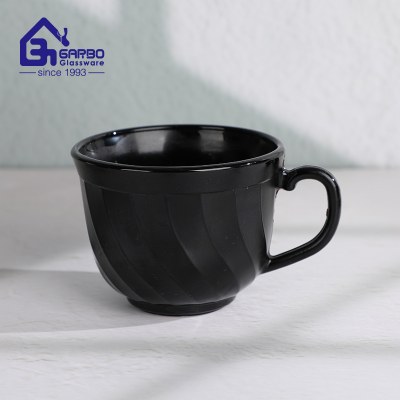 Multi-size coffee and tea cups opal glass