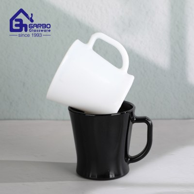 Multi-size coffee and tea cups opal glass