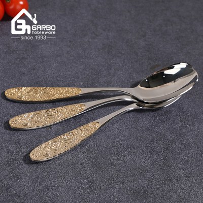 24pcs flat cutelry sets with iron stand china factory 