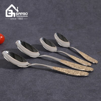 24pcs flat cutelry sets with iron stand china factory 