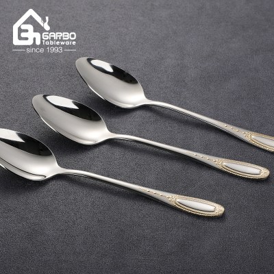 30pcs luxury stainless steel knife spoon fork flatware set with metal holder