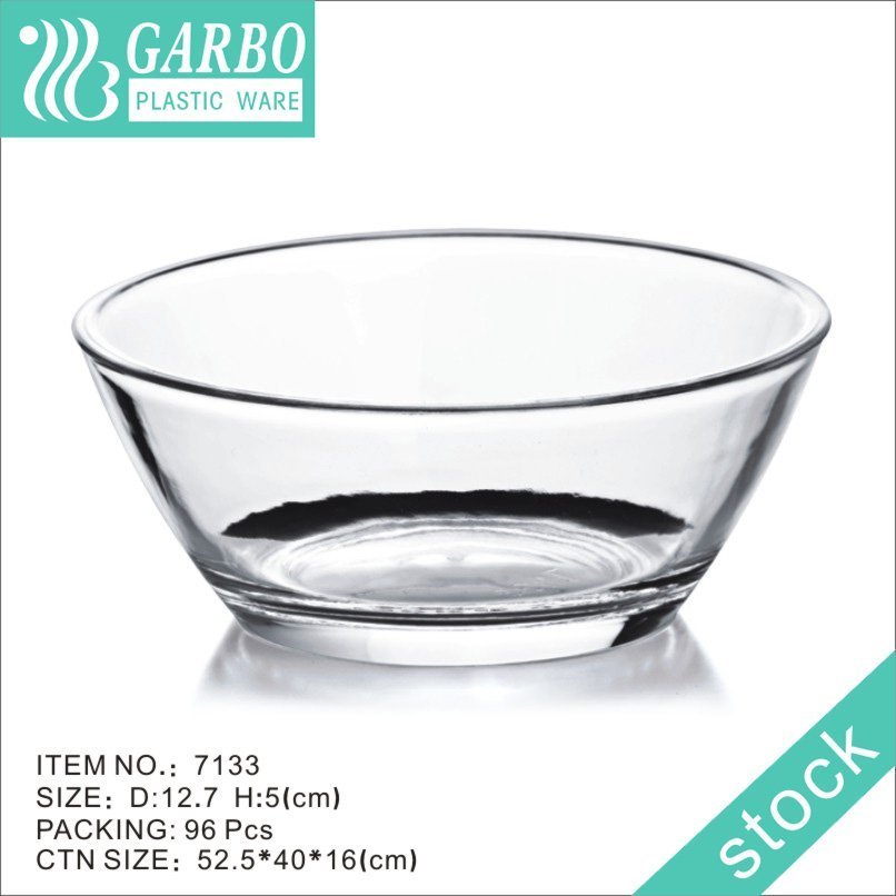 وعاء سلطة من البلاستيك الشفاف Garbo مع تصميم Apple