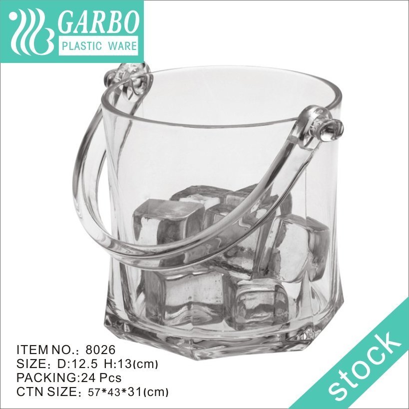 105OZ Big Size Bar Tableware Clear Plastic Ice Bucket