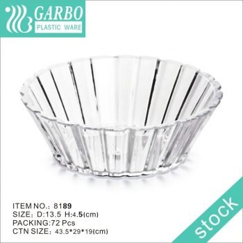 Garbo New Design Middle-size Plastic Fruit Bowl for Salad Placing