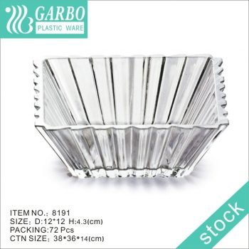 Square-shape Garbo Plastic Salad Bowl with New Design