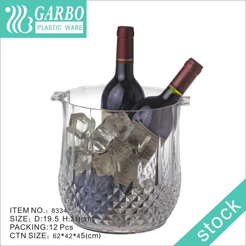 35OZ transparent acrylic plastic ice bucket