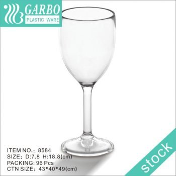 BPA free plastic party wine cups perfect for outdoor parties and weddings