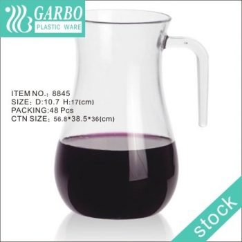 Decanter de vinho de plástico de luxo 31OZ transparente com alta qualidade