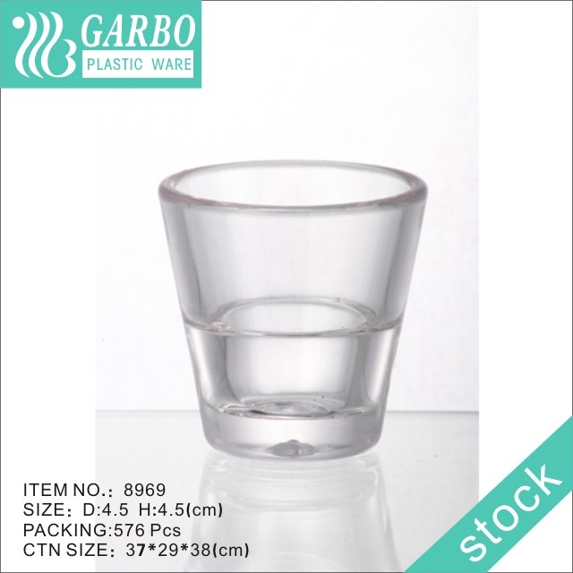 China supplier clear BPA Free & Recyclable 1 oz. Plastic Shot Cup