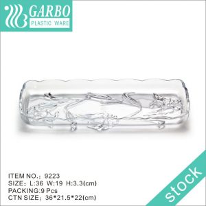 360mm high quality Polycarbonate plastic serving plate